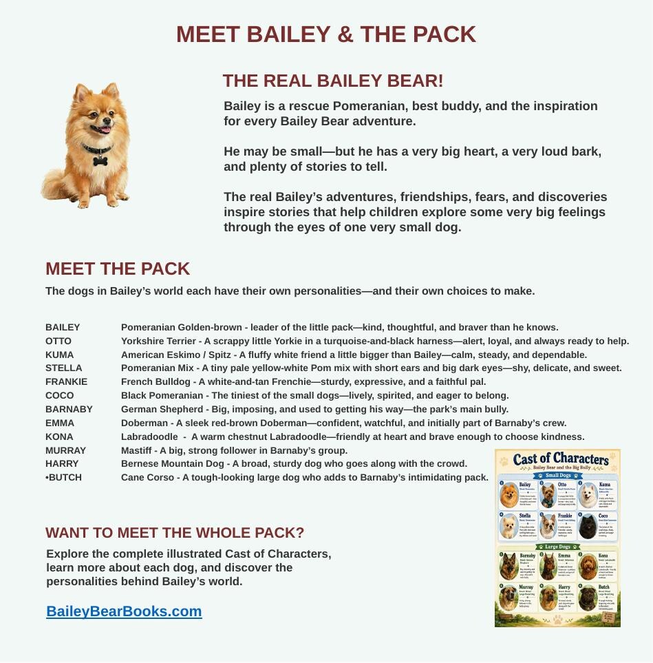 Bailey Bear cast of characters preview